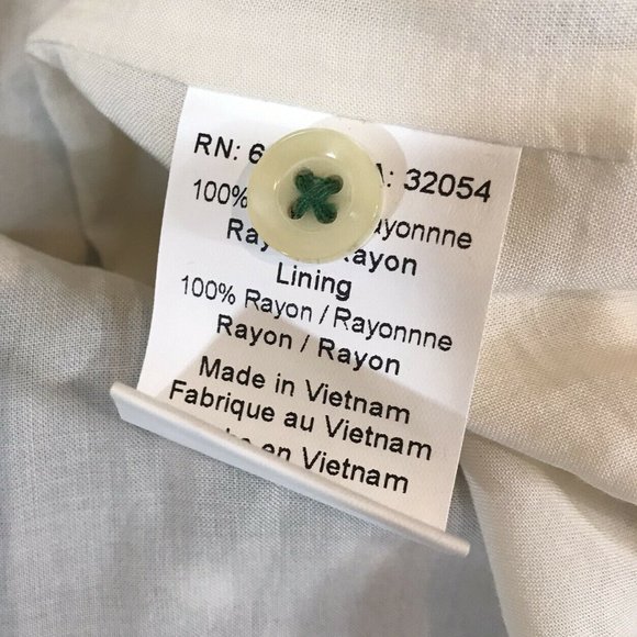 Anthropologie 11 1 Tylho Size XS Brynn Green Polka Dot Fit Flare Shirtdress - Picture 11 of 11